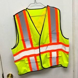 Reflective Construction Vest Mens size Large